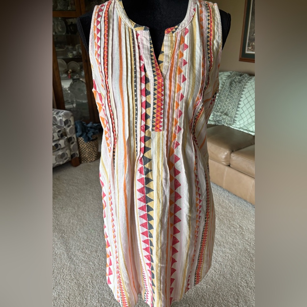 Sonoma Multicolor Dress Geometric Pattern - Picture 9 of 9